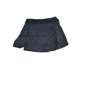Black Lululemon skort with pocket, size 6